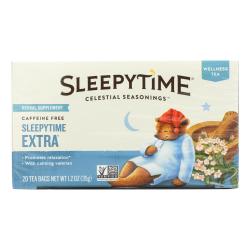 Celestial Seasonings Sleepytime Herbal Tea Caffeine Free - 20 Tea Bags - Case Of 6