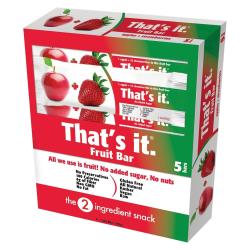 Thats It 318839 6 oz Bar Apple Strawberry&#44; 5 Count - Pack of 14