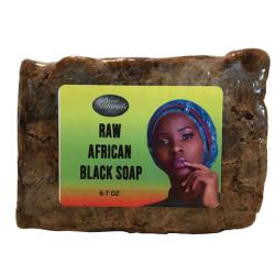 Noir Naturals BLACKSOAP 4-5 oz Raw African Soap&#44; Black - Pack of 3