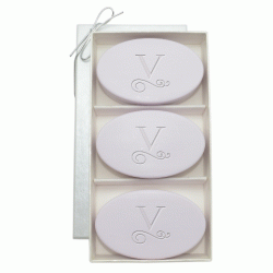 Carved Solutions Signature Spa Trio Lavender-Pi-Flourish-L Soap
