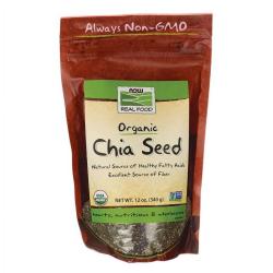 NOW Foods Real Food Organic Chia Seed 12 oz