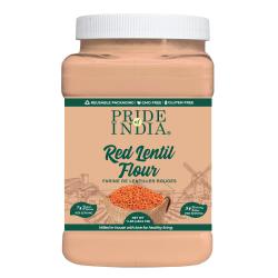 PRIDE OF INDIA Red Lentil Flour (1 lbs)