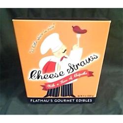 Flathaus Fine Foods 7712 8 oz. Cheddar Chipotle Cheese Straws - Pack of 12