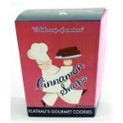 Flathaus Fine Foods 5512 6 oz. Can Snaps - Cinnamon  Cookies - Pack of 12